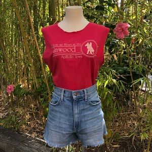 Vintage IOWA Red T Shirt